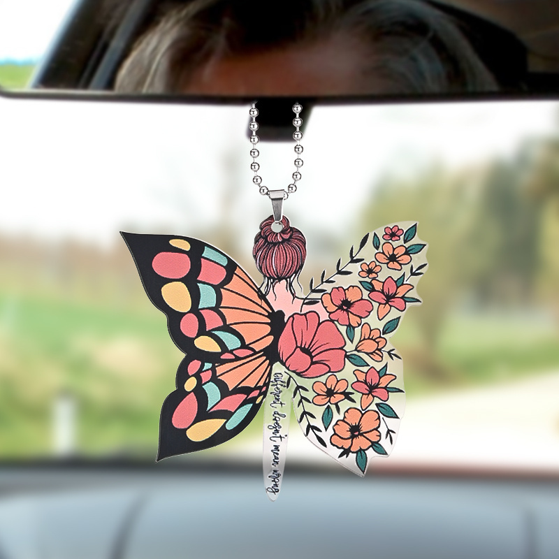 Beautiful Butterfly Fairy Pendant: Add a Magical Touch to Your Car, Home, and More!