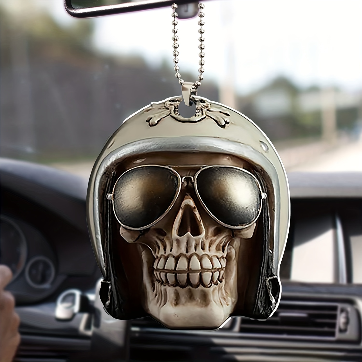 Skull Head Sunglasses Cool Pendant