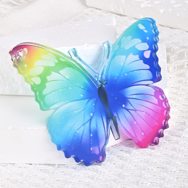 Brighten Up Your Car with this Colorful Butterfly Pendant Key Chain!