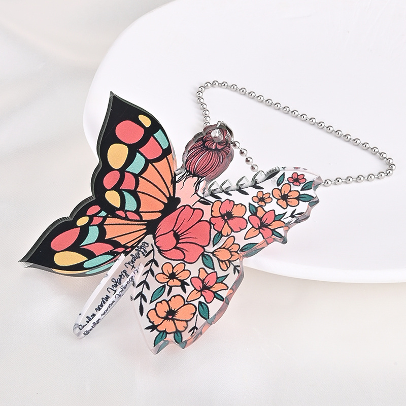 Beautiful Butterfly Fairy Pendant: Add a Magical Touch to Your Car, Home, and More!