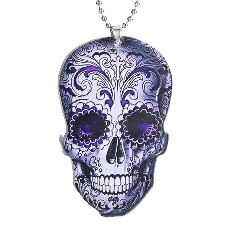 Spooky Skull Pendant: Perfect for Car, Backpack, Home Decoration this Halloween!
