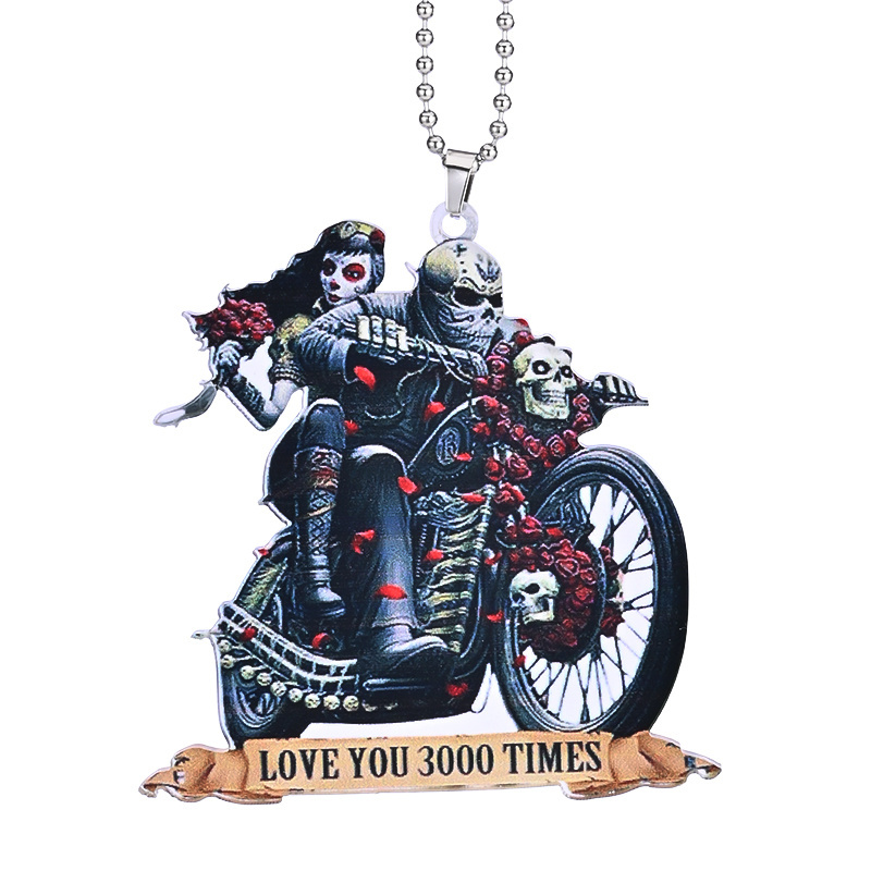 Couple Zombies Hanging Ornament, Car Interior Rearview Mirror Pendant Accessories, Home Window And Door Hanging Accessories, Bag Pendant