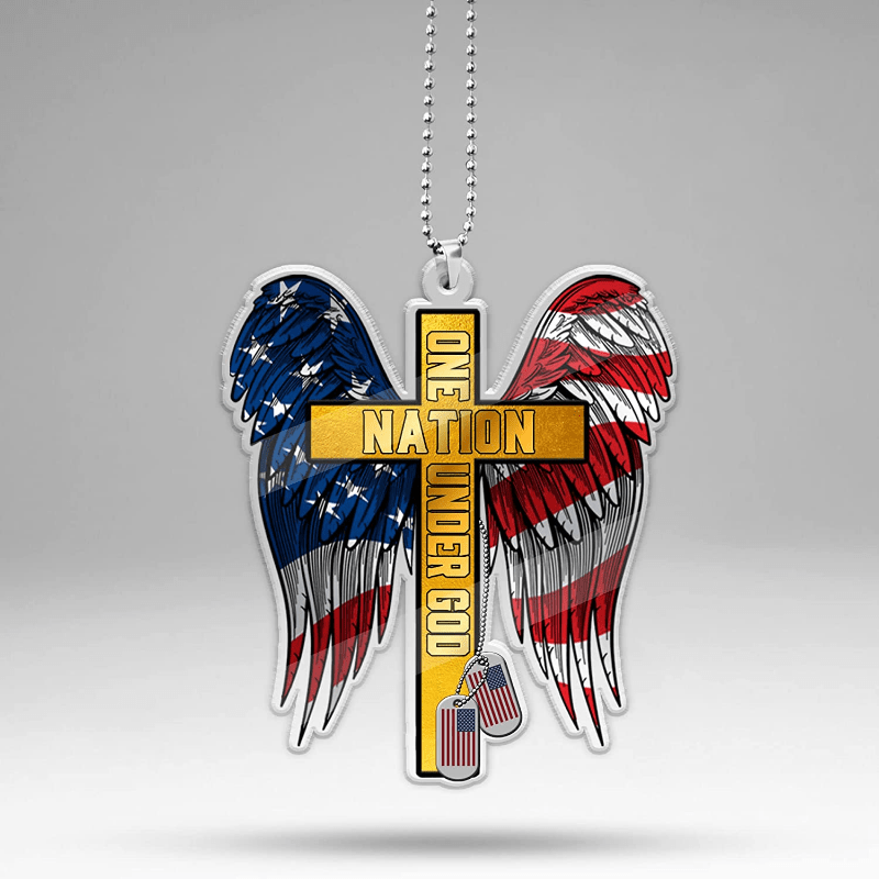 Double Wing Cross Pendant