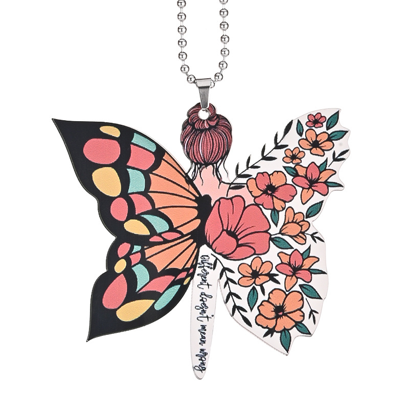 Beautiful Butterfly Fairy Pendant: Add a Magical Touch to Your Car, Home, and More!