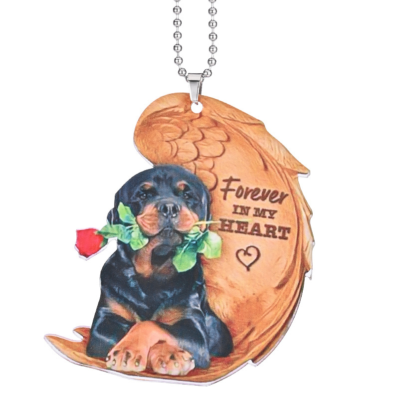 Dogs Hanging Ornament, Car Interior Rearview Mirror Pendant Accessories, Home Window And Door Hanging Accessories For Dog Enthusiast, Bag Pendant