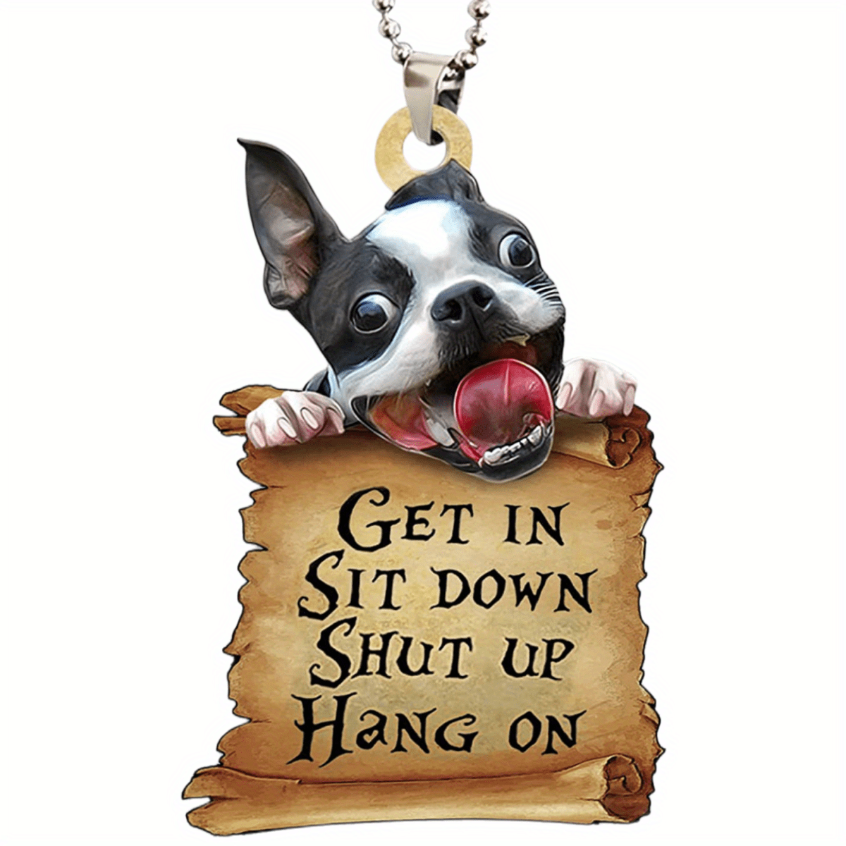 Funny Cute Dog Pendant