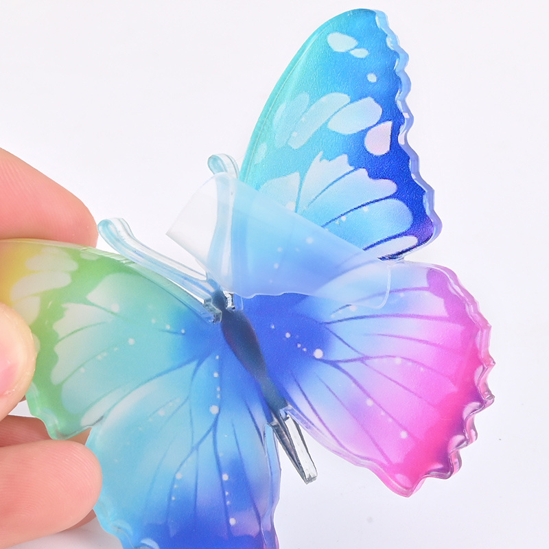Brighten Up Your Car with this Colorful Butterfly Pendant Key Chain!