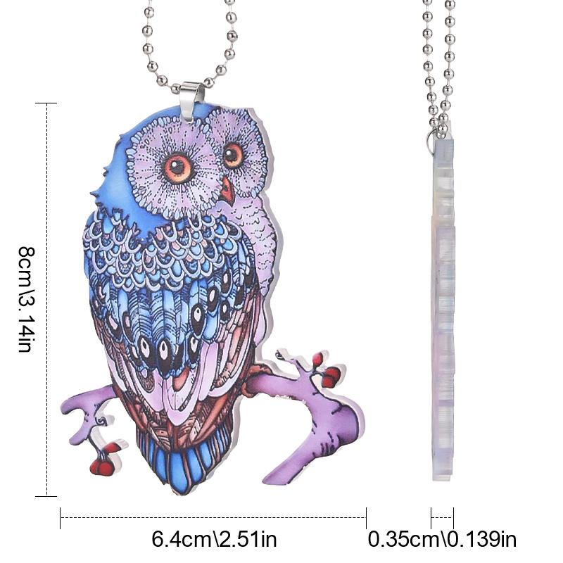Adorable Owl Car Ornament - Perfect for Home Wall & Window Decorations!