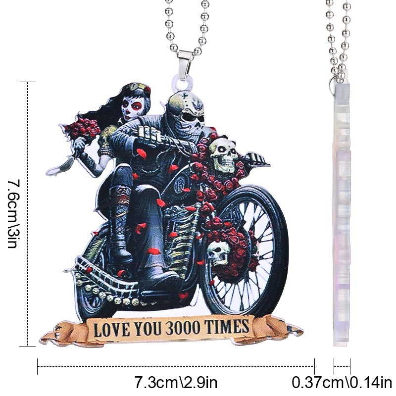 Couple Zombies Hanging Ornament, Car Interior Rearview Mirror Pendant Accessories, Home Window And Door Hanging Accessories, Bag Pendant