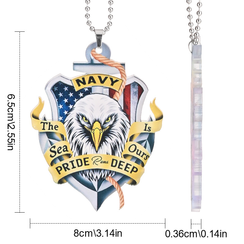 US Navy Eagle Token Pendant