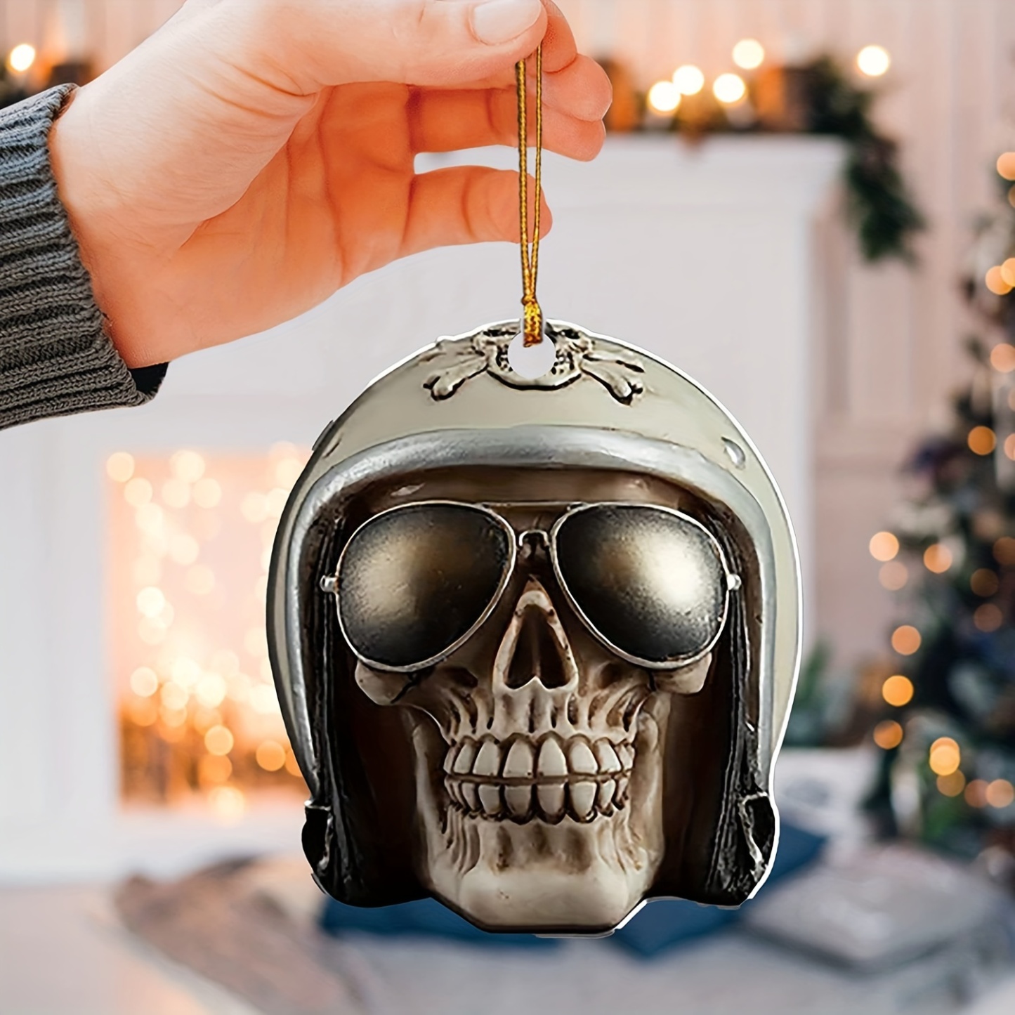 Skull Head Sunglasses Cool Pendant