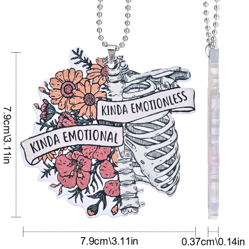 Elevate Your Car Interior with Emotional Skeleton Hanging Decorations, Automotive Accessories, and Key Chain Accessories