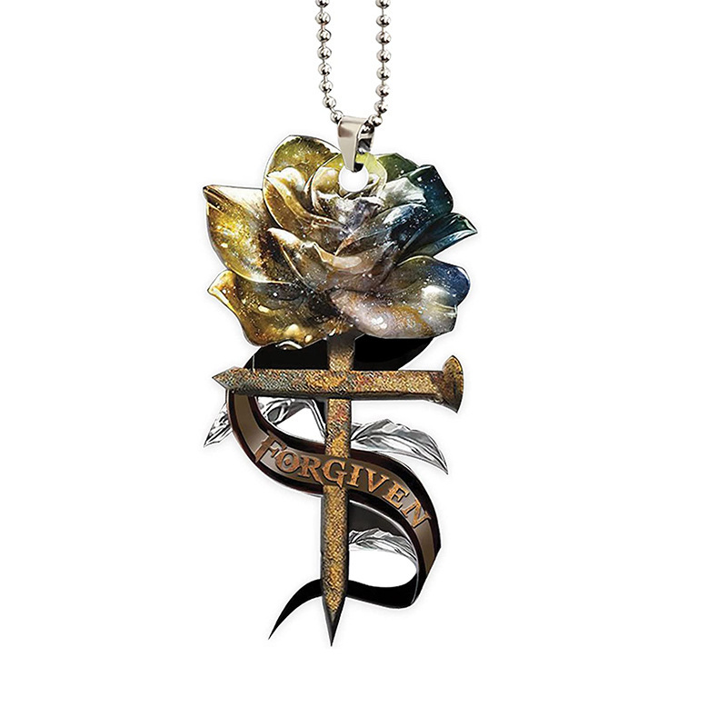 Jesus Pendant Car Rearview Mirror Decoration