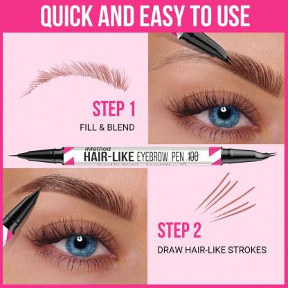 ❤️Last Day 49% OFF!❤️🔥2-in-1 Dual-Ended Curved Eyebrow Pen