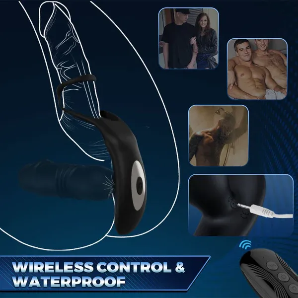 🎁2023 New product promotion 49% OFF😍😍Vibrating Cock Rings Prostate Massager😘