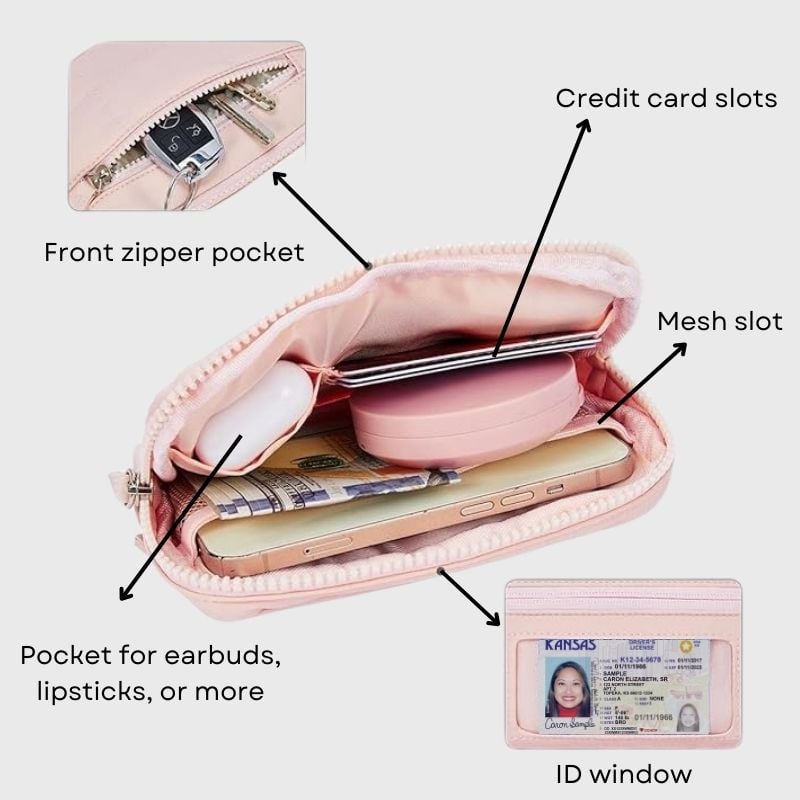 ❤️This Week's Special Price $12.99 | Puffer Wristlet Wallet Fits Phone💜