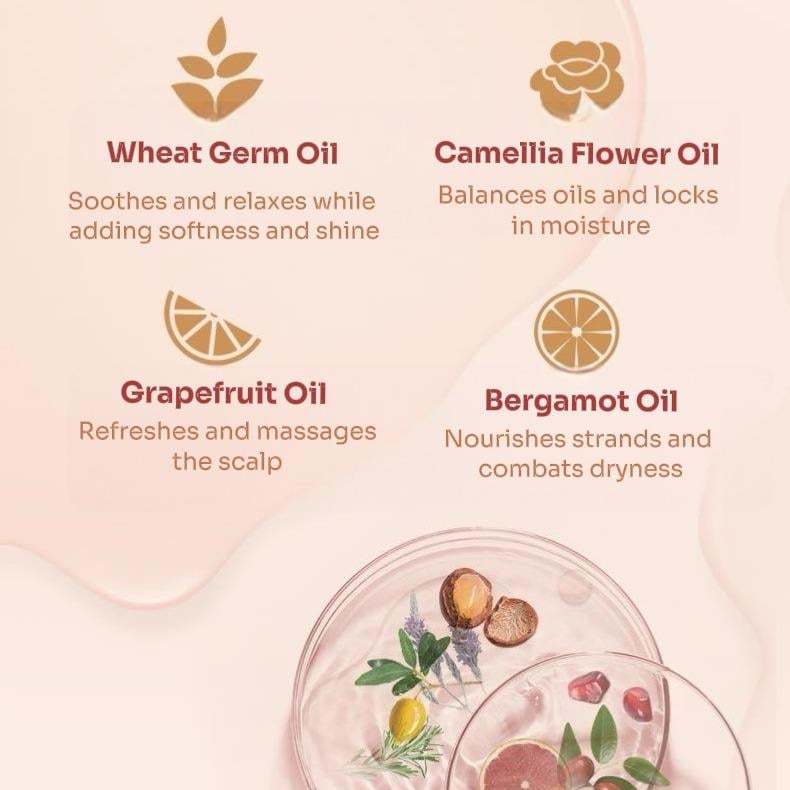 Perfume&Oil 2 in 1-Avocado Nourishing&Shining Hair Oil for Frizzy