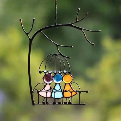 🌈✨ Suncatcher Stained Glass Art Window Hangings