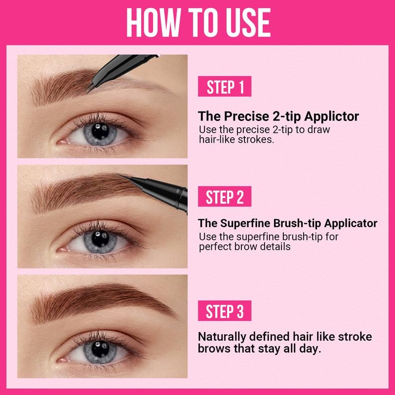 ❤️Last Day 49% OFF!❤️🔥2-in-1 Dual-Ended Curved Eyebrow Pen