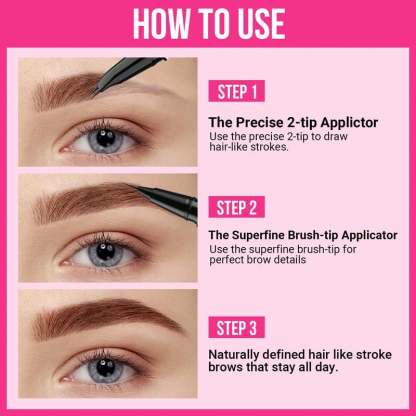 ❤️Last Day 49% OFF!❤️🔥2-in-1 Dual-Ended Curved Eyebrow Pen