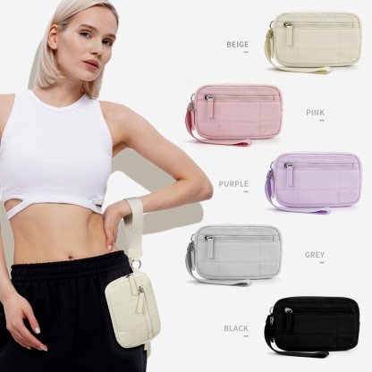 ❤️This Week's Special Price $12.99 | Puffer Wristlet Wallet Fits Phone💜