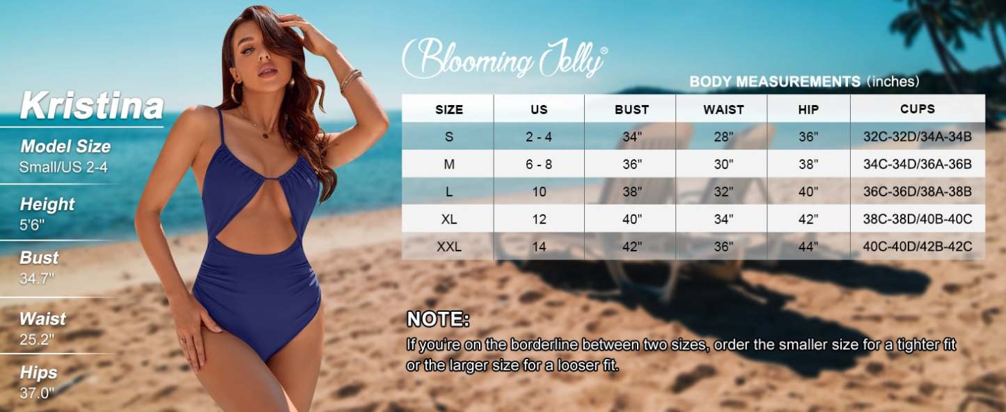 👙Summer Promotion 49% OFF❤️🔥Womens One Piece Swimsuit Tummy Control Swimwear