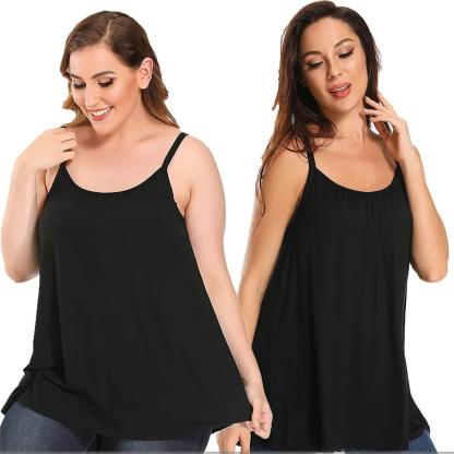🔥2025 New Arrival 49% OFF🔥Loose-fitting Tank Top With Built-in Bra