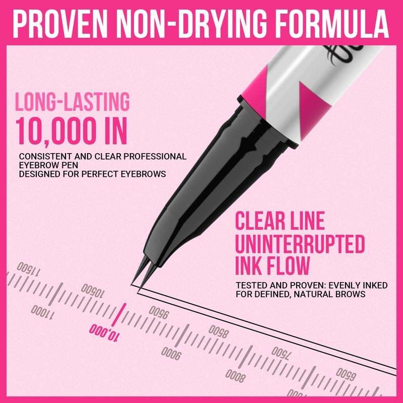 ❤️Last Day 49% OFF!❤️🔥2-in-1 Dual-Ended Curved Eyebrow Pen