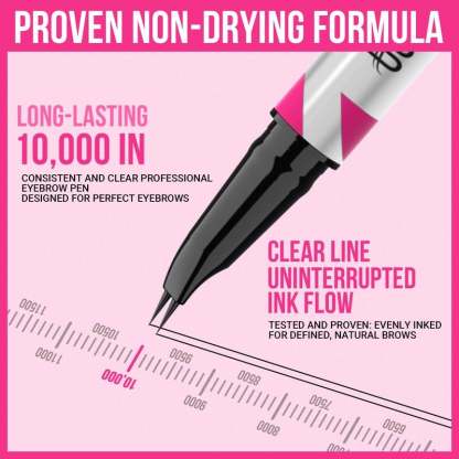 ❤️Last Day 49% OFF!❤️🔥2-in-1 Dual-Ended Curved Eyebrow Pen