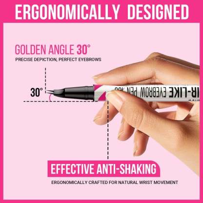❤️Last Day 49% OFF!❤️🔥2-in-1 Dual-Ended Curved Eyebrow Pen