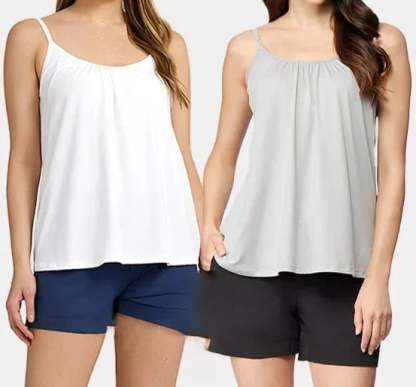 🔥2025 New Arrival 49% OFF🔥Loose-fitting Tank Top With Built-in Bra