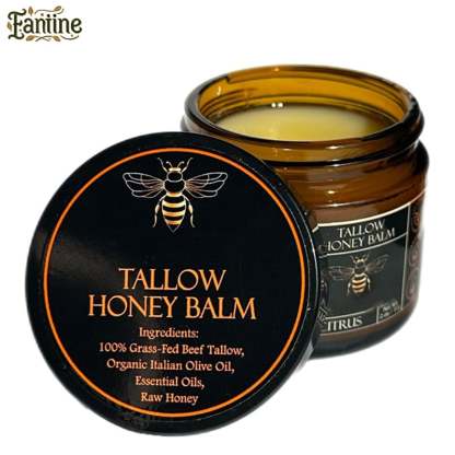 🍊This Week's Special Price $16.99 🎁- Organic Grass-Fed Beef Tallow Balm with Raw Honey
