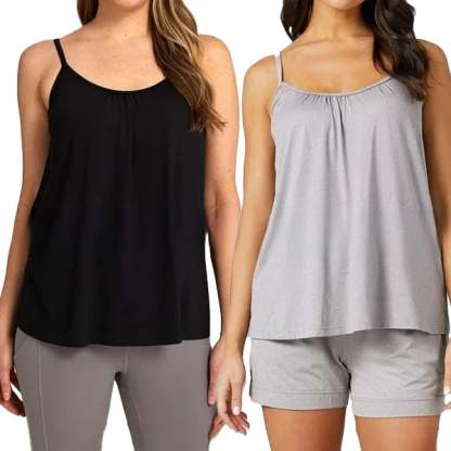 🔥2025 New Arrival 49% OFF🔥Loose-fitting Tank Top With Built-in Bra