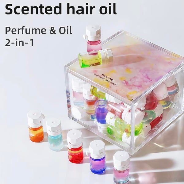 Perfume&Oil 2 in 1-Avocado Nourishing&Shining Hair Oil for Frizzy