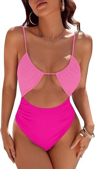 👙Summer Promotion 49% OFF❤️🔥Womens One Piece Swimsuit Tummy Control Swimwear