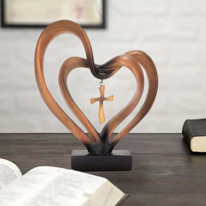 49% Off Entwined Hearts Cross