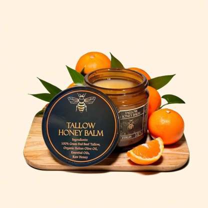 🍊This Week's Special Price $16.99 🎁- Organic Grass-Fed Beef Tallow Balm with Raw Honey