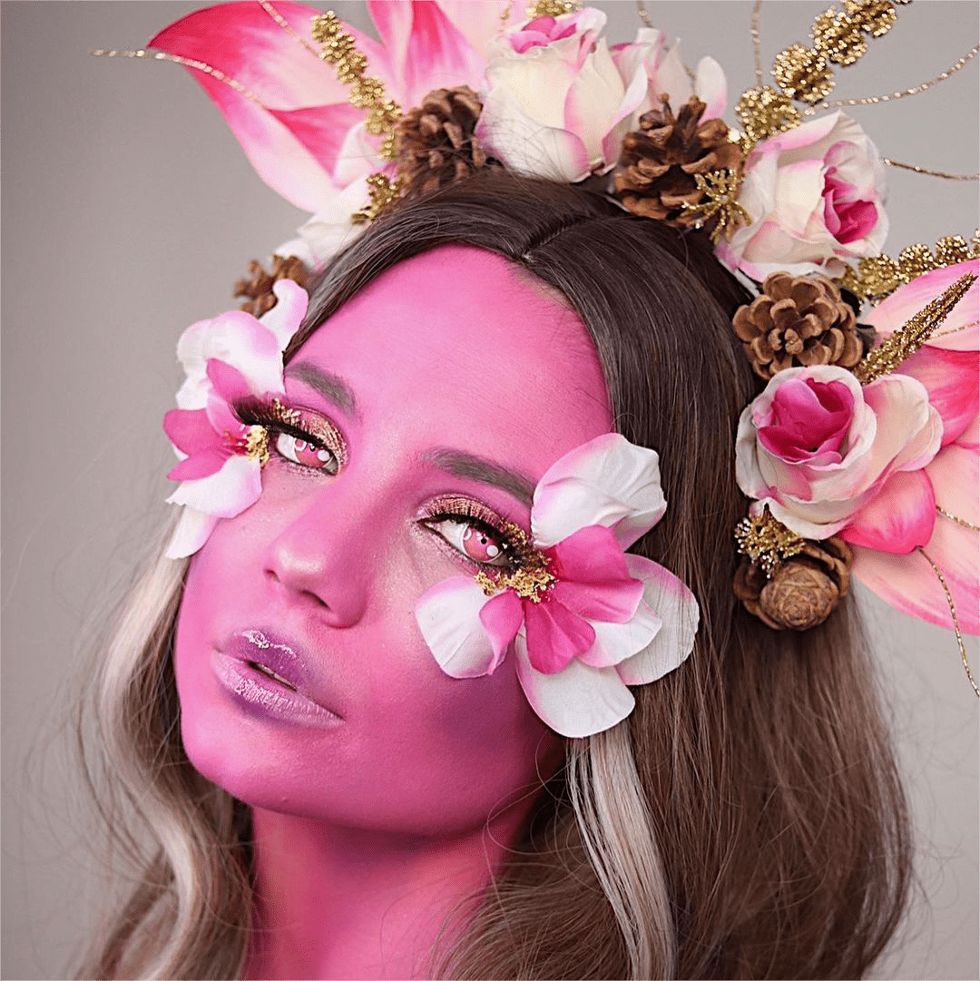 Coleyes Cloud Rim Pink Prescription Yearly Cosplay Colored Contacts - image 3