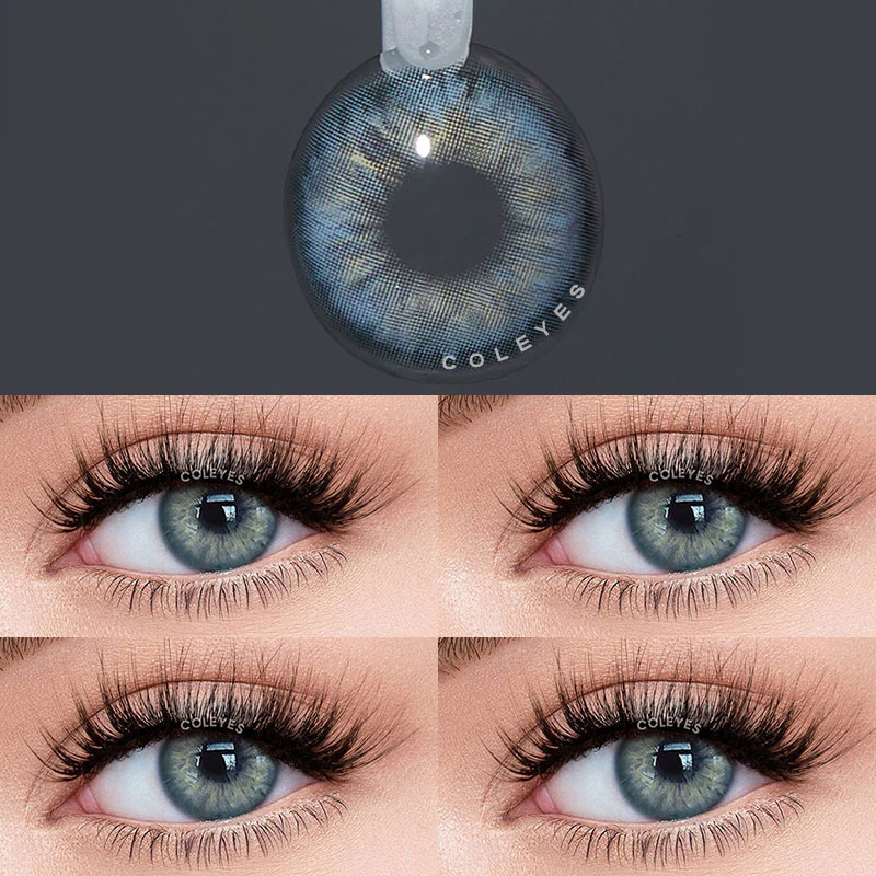 Coleyes Aegean Sea Ⅱ Grey Yearly Prescription Colored Contacts - image 7