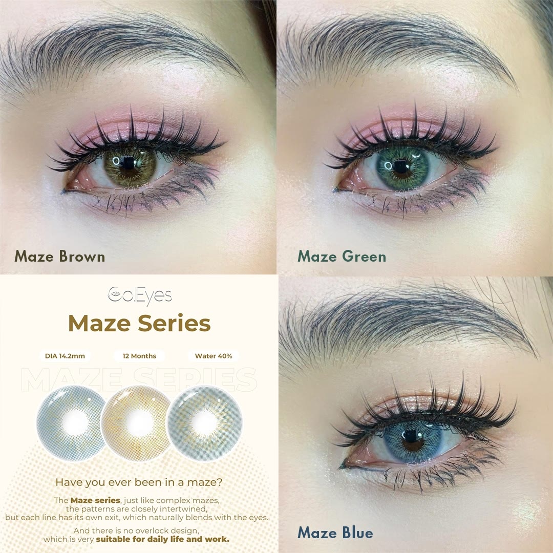 Coleyes Maze Blue Yearly Colored Contacts - image 11