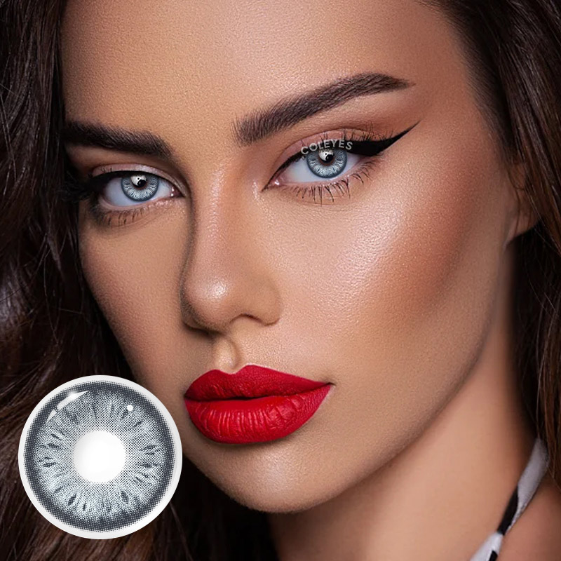 Coleyes Leopard Blue Yearly Prescription Colored Contacts - image 7