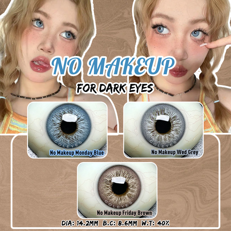 Coleyes No Makeup Friday Brown Men Colored Contacts - image 7
