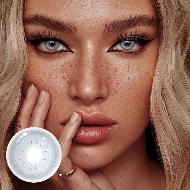 Coleyes Velvet Grey Yearly Prescription Colored Contacts - image 7