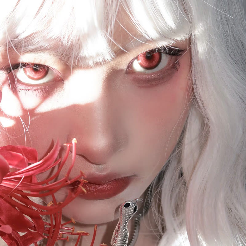 Coleyes Cosmic Red 1-Day / 1-Year Prescription Cosplay Colored Contacts - image 9