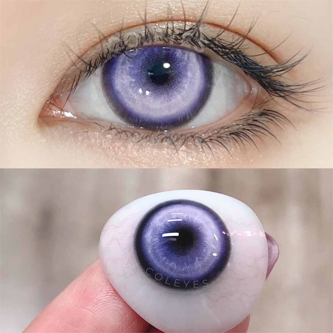 Coleyes Cosmic Violet 1-Day / 1-Year Prescription Cosplay Colored Contacts - image 5