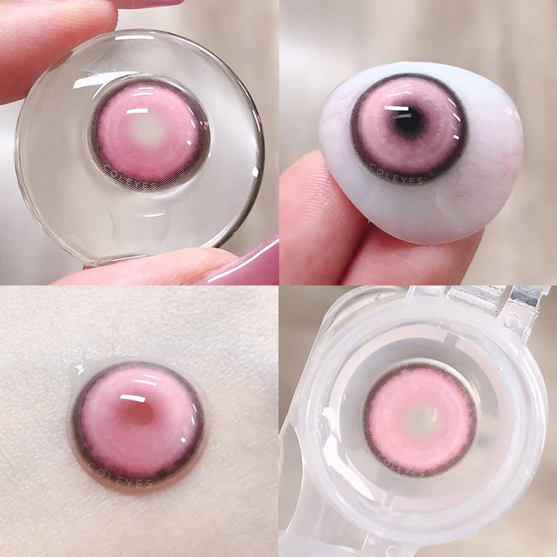 Coleyes Cosmic Pink 1-Day / 1-Year Prescription Cosplay Colored Contacts - image 4