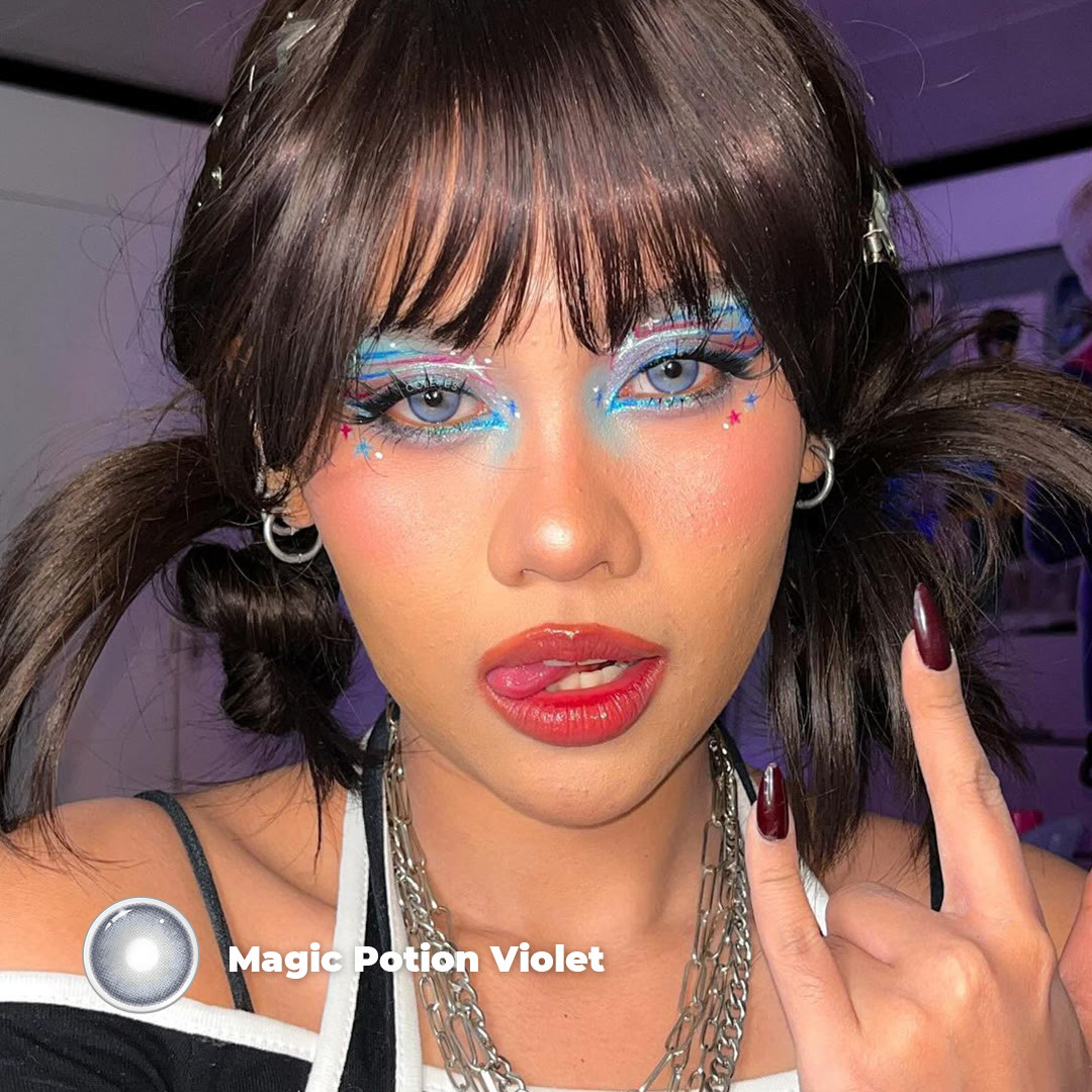Coleyes Magic Potion Violet Yearly Colored Contacts - image 9