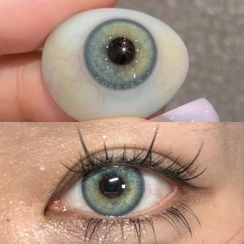 Coleyes Retro Green Yearly Colored Contacts - image 4