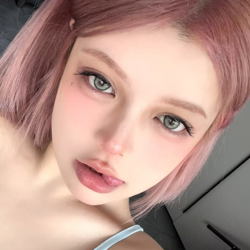 Coleyes Utopia Green Yearly Prescription Colored Contacts - image 9