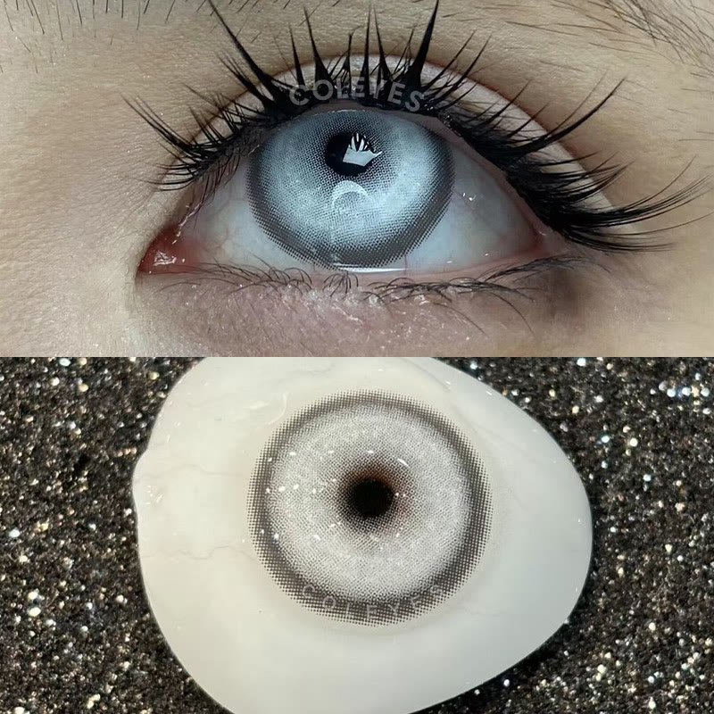 Coleyes Cosmic Grey 1-Day / 1-Year Prescription Cosplay Colored Contacts - image 4
